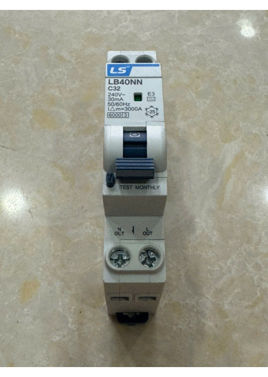 RCBO LS 2P 32A 6KA 30mA ( LB40NN )