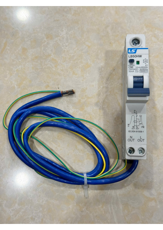 RCBO LS 2P 50A 10KA 30mA ( LB50HW )