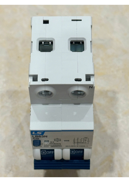 RCBO LS 2P 10A 6KA 30mA ( LB63N )