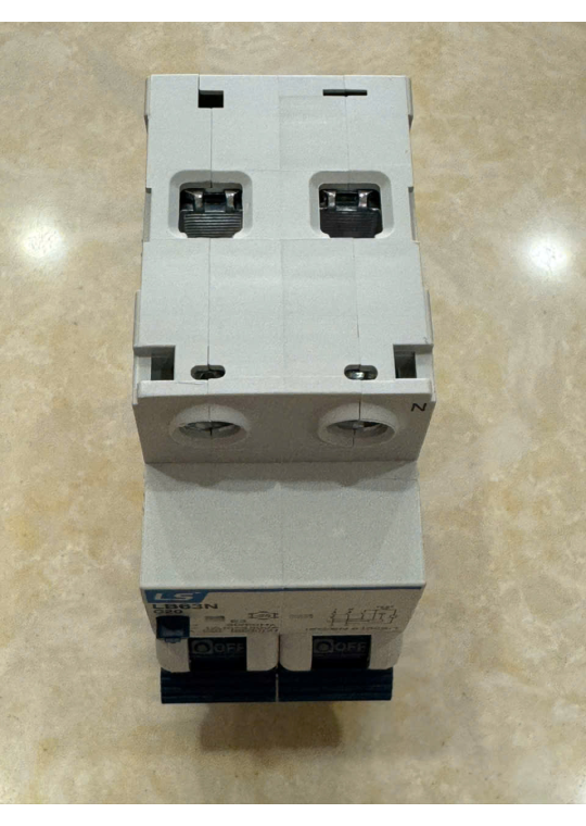 RCBO LS 2P 20A 6KA 30mA ( LB63N )