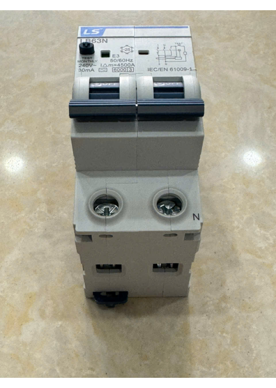 RCBO LS 2P 25A 6KA 30mA ( LB63N )