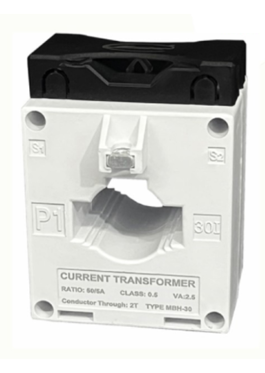 Biến dòng đo lường MASTER hộp nhựa MBH 75/5A CL0,5 2,5VA ( MBH-30 )