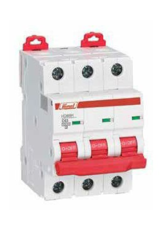 MCB HIMEL 3P 50A 10kA ( HDB9H63A3C50 )