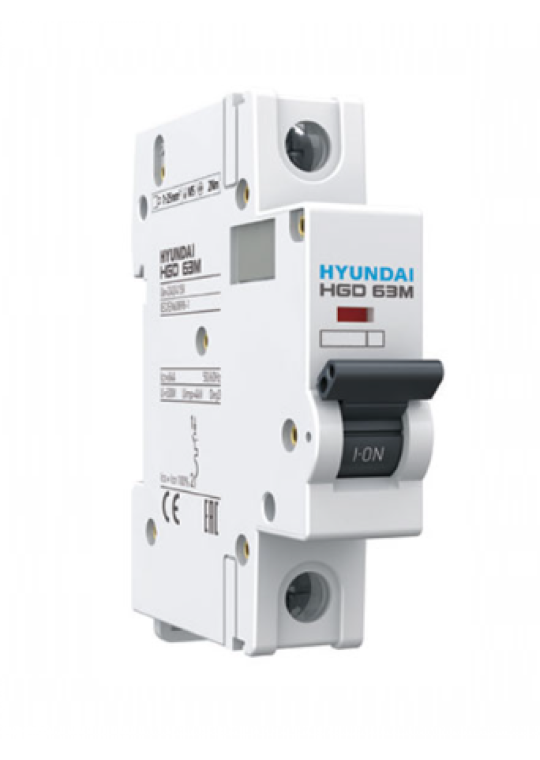 MCB HYUNDAI 1P 40A 6kA ( HGD63M )