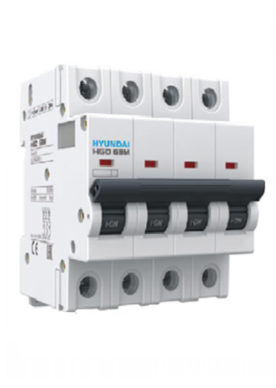 MCB HYUNDAI 4P 16A 6kA ( HGD63M )
