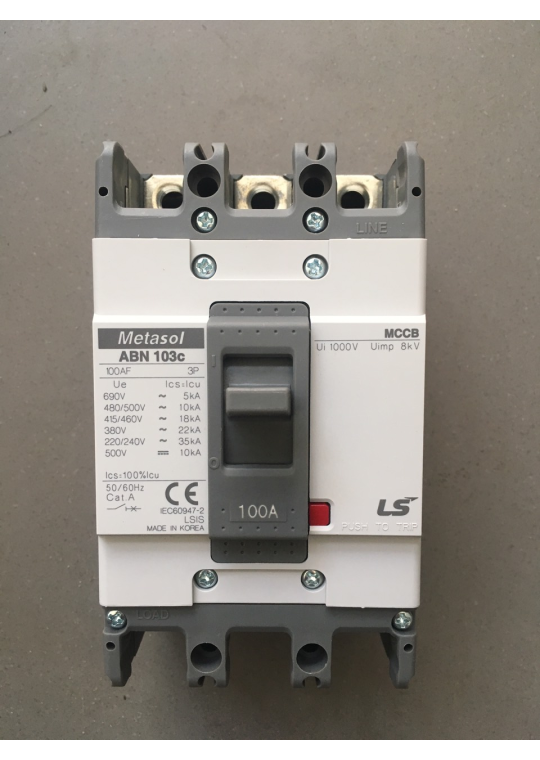 MCCB LS 3P 100A 22kA ( ABN103c )