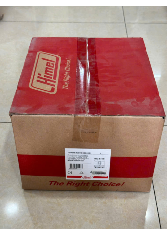 MCCB HIMEL 3P 800A 50kA chỉnh dòng điện tử: 0.4~1*In ( HDM3E800M80033XX )