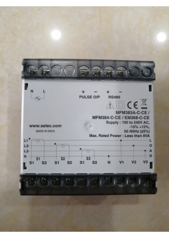 Đồng hồ đo đa chức năng SELEC MFM384-C size: 96x96