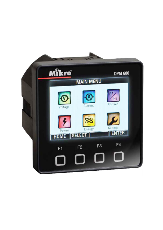 Đồng hồ đo đa năng Mikro DPM680-415AD 