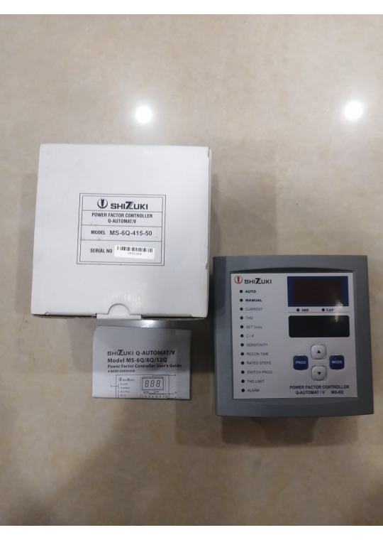 Bộ điều khiển tụ bù 06 cấp SHIZUKI MS-6Q-415-50 