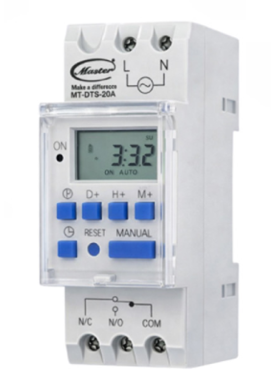 Timer thời gian tuần loại số Master MT-DTS-20A