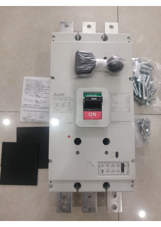 MCCB MITSUBISHI 3P 1000A 85kA chỉnh dòng 0.5-1.0xIn ( NF1000-SEW )