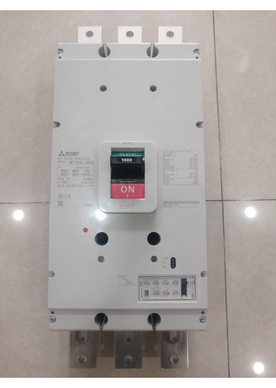 MCCB MITSUBISHI 3P 1000A 85kA chỉnh dòng 0.5-1.0xIn ( NF1000-SEW )