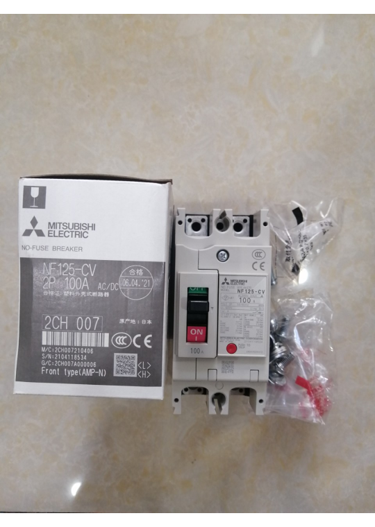 MCCB MITSUBISHI 2P 100A 30kA ( NF125-CV )