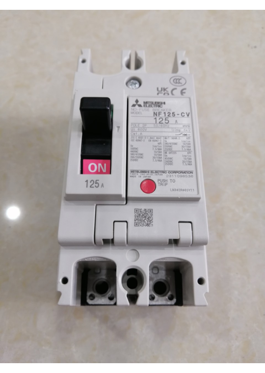 MCCB MITSUBISHI 2P 125A 30kA ( NF125-CV )