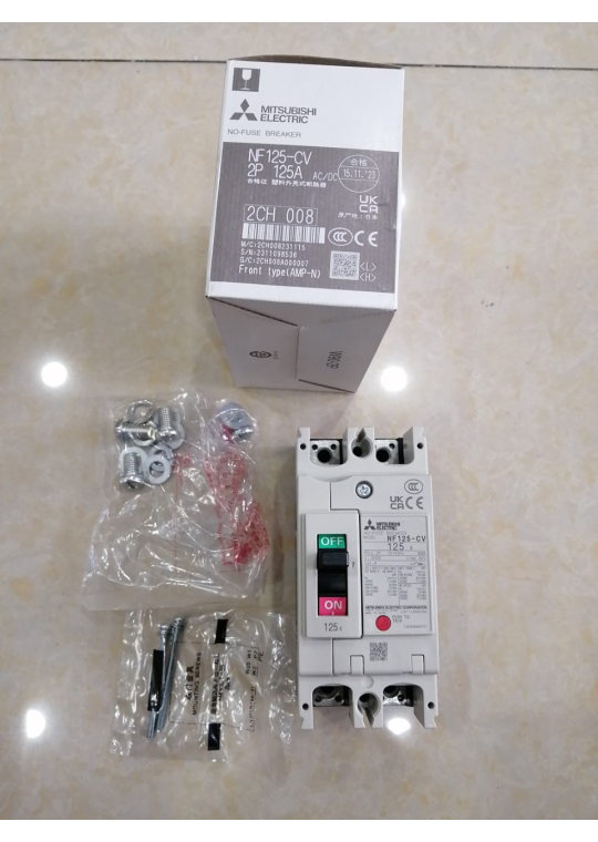 MCCB MITSUBISHI 2P 125A 30kA ( NF125-CV )