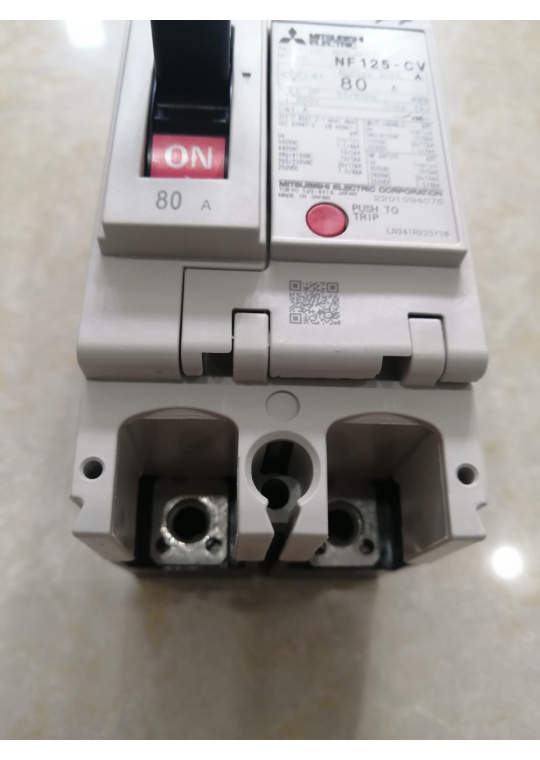MCCB MITSUBISHI 2P 80A 30kA ( NF125-CV )
