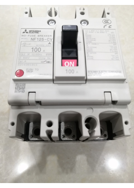 MCCB MITSUBISHI 3P 100A 10kA ( NF125-CV )