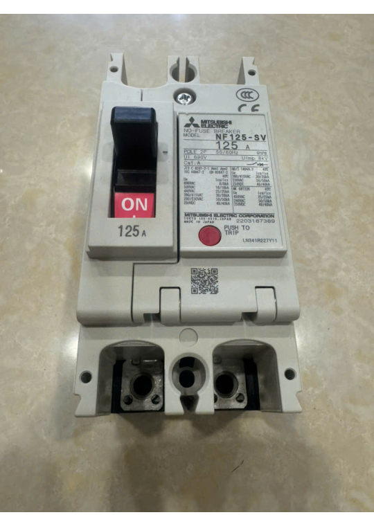 MCCB MITSUBISHI 2P 125A 50kA ( NF125-SV )
