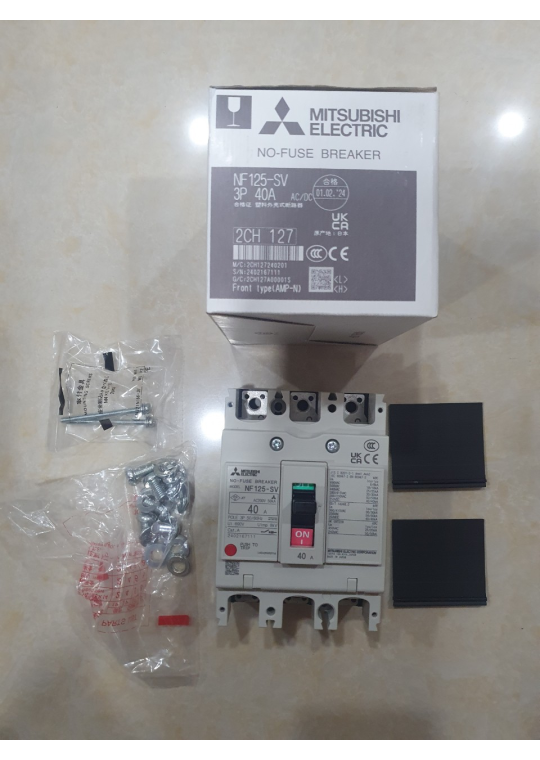 MCCB MITSUBISHI 3P 40A 30kA ( NF125-SV )
