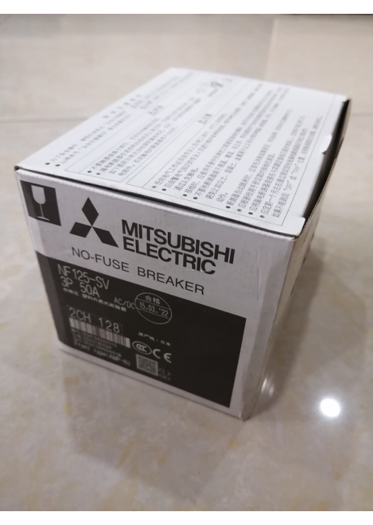 MCCB MITSUBISHI 3P 50A 30kA ( NF125-SV )
