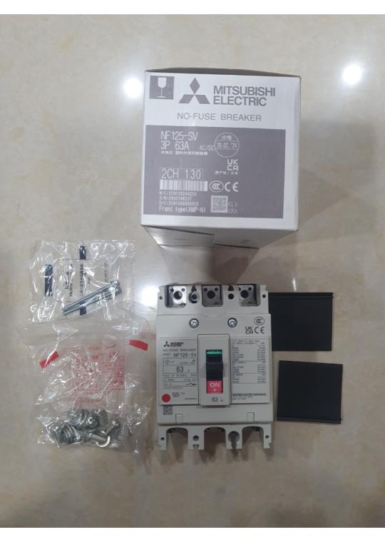 MCCB MITSUBISHI 3P 63A 30kA ( NF125-SV )