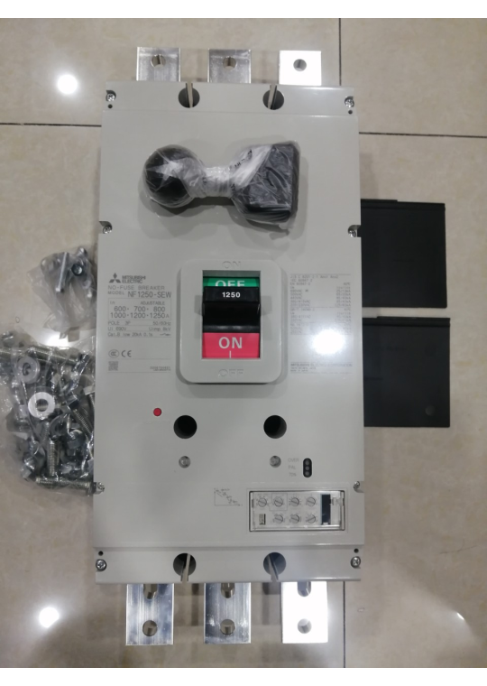 MCCB MITSUBISHI 3P 1250A 85kA chỉnh dòng 0.5-1.0xIn ( NF1250-SEW )