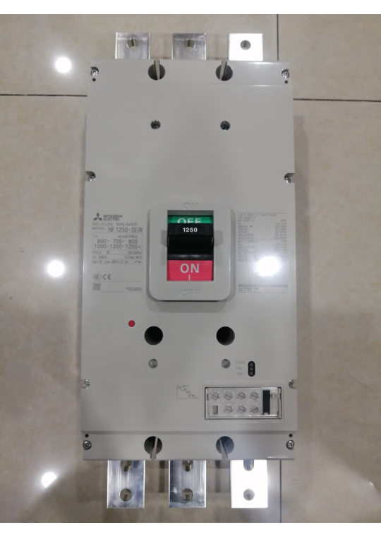 MCCB MITSUBISHI 3P 1250A 85kA chỉnh dòng 0.5-1.0xIn ( NF1250-SEW )