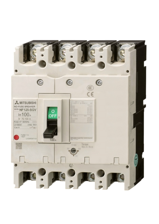 MCCB MITSUBISHI 4P 250A 36kA chỉnh dòng 0.7-1.0xIn ( NF250-SGV )