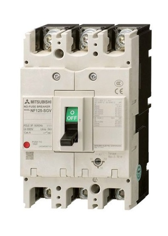 MCCB MITSUBISHI 3P 200A 70kA chỉnh dòng 0.7-1.0xIn ( NF250-HGV )