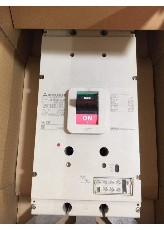 MCCB MITSUBISHI 3P 1600A 85kA chỉnh dòng 0.5-1.0xIn ( NF1600-SEW )