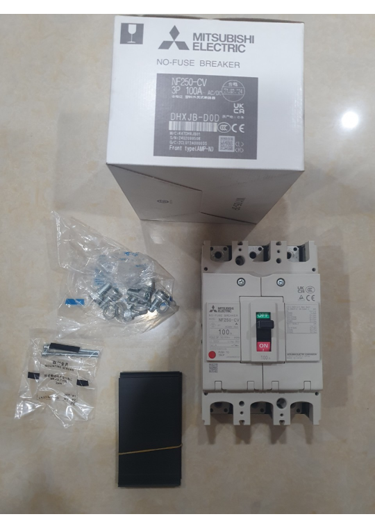 MCCB MITSUBISHI 3P 100A 25kA ( NF250-CV )