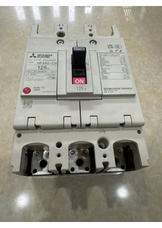 MCCB MITSUBISHI 3P 125A 25kA ( NF250-CV )