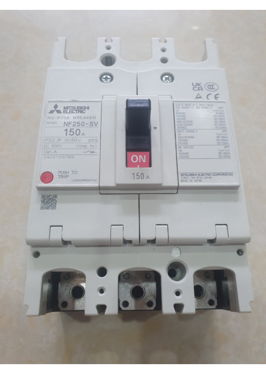 MCCB MITSUBISHI 3P 150A 36kA ( NF250-SV )