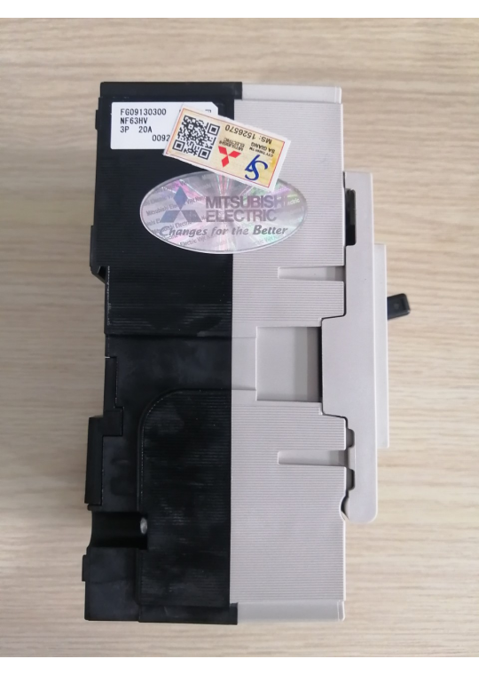 MCCB MITSUBISHI 3P 20A 10kA ( NF63-HV )