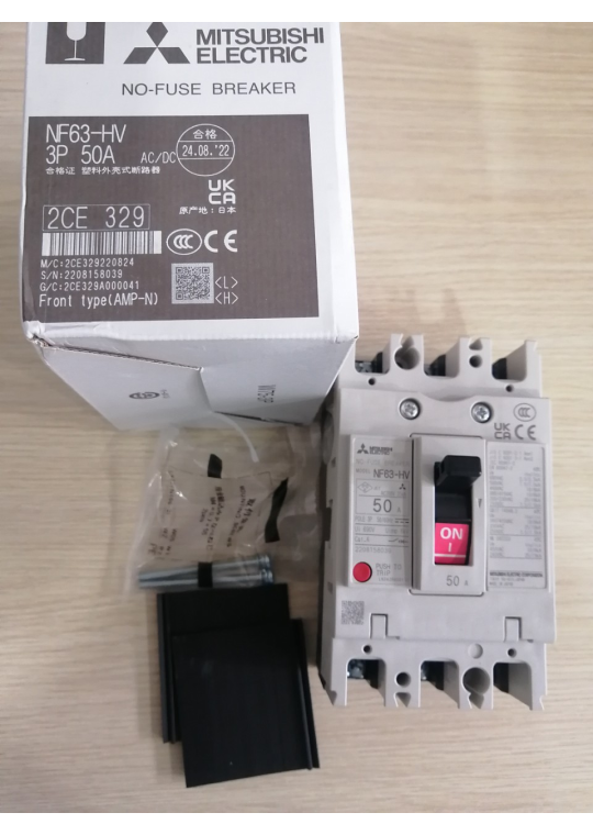 MCCB MITSUBISHI 3P 50A 10kA ( NF63-HV )