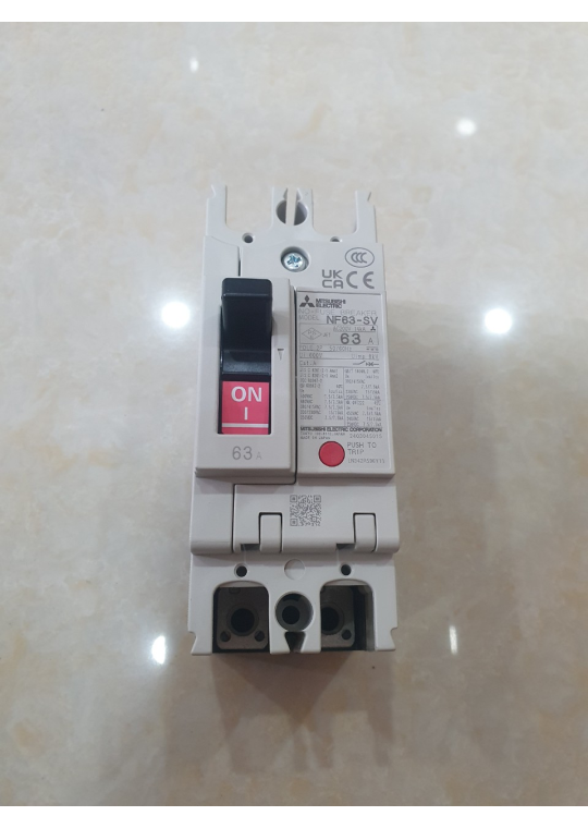 MCCB MITSUBISHI 2P 63A 15kA ( NF63-SV )