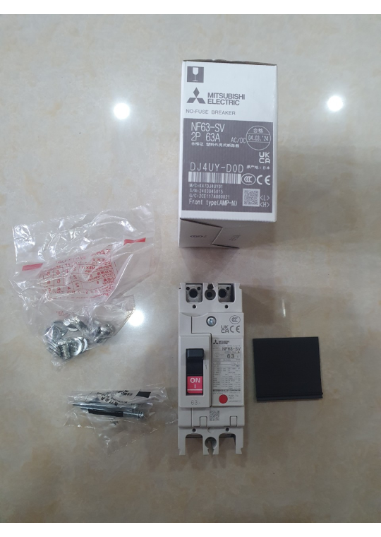 MCCB MITSUBISHI 2P 63A 15kA ( NF63-SV )