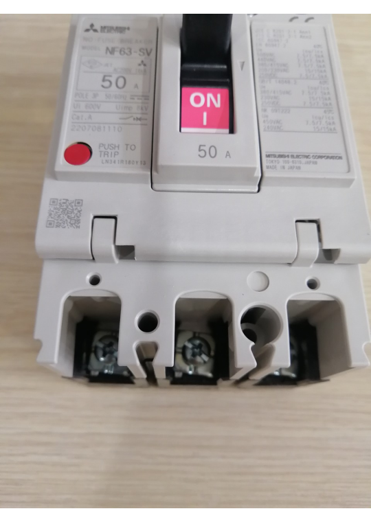 MCCB MITSUBISHI 3P 50A 7.5kA ( NF63-SV )