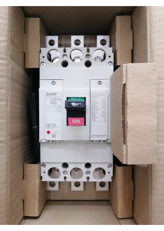 MCCB MITSUBISHI 3P 500A 36kA ( NF630-CW )