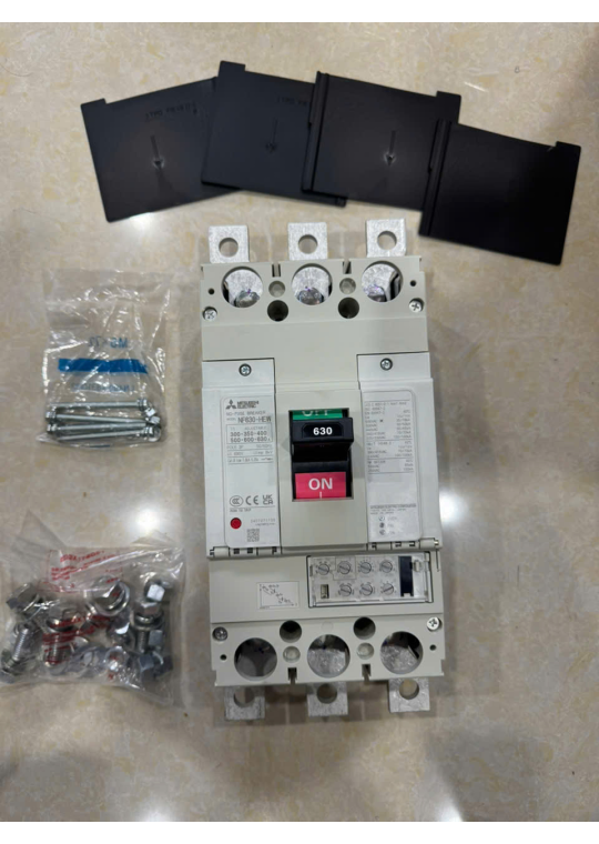 MCCB MITSUBISHI 3P 630A 70kA chỉnh dòng 0.5-1.0xIn ( NF630-HEW )