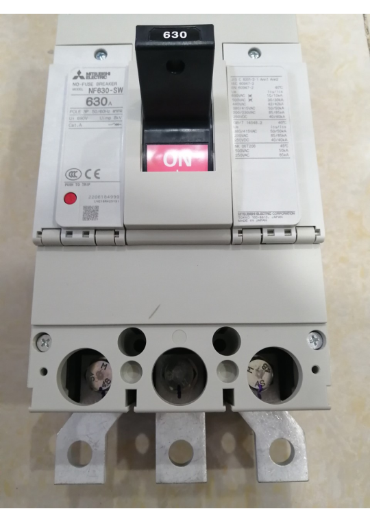MCCB MITSUBISHI 3P 630A 50kA ( NF630-SW )