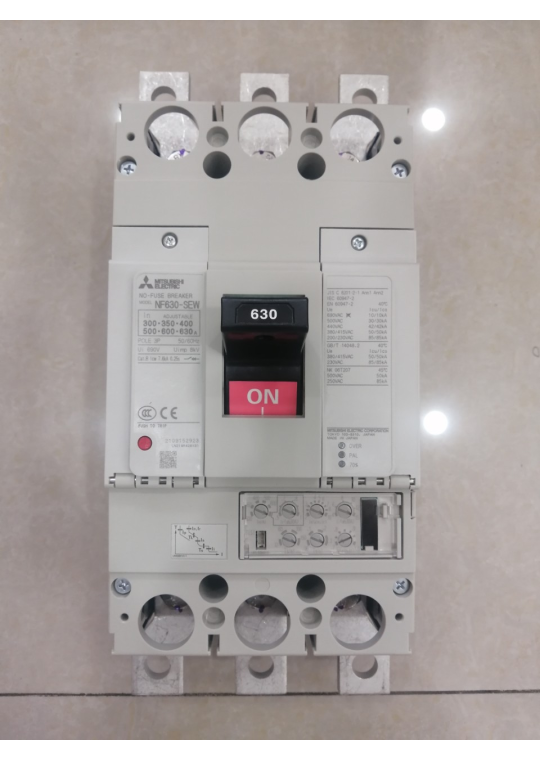 MCCB MITSUBISHI 3P 630A 50kA chỉnh dòng 0.5-1.0xIn ( NF630-SEW )