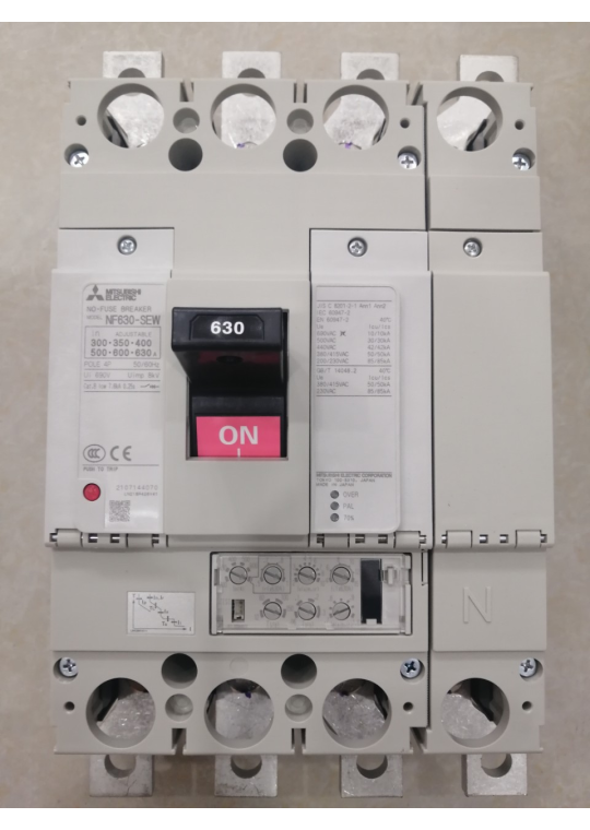 MCCB MITSUBISHI 4P 630A 50kA chỉnh dòng 0.5-1.0xIn ( NF630-SEW )