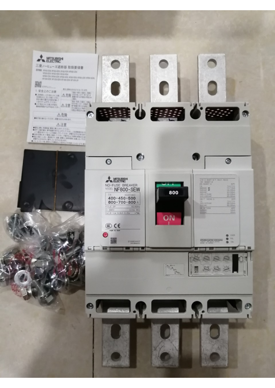 MCCB MITSUBISHI 3P 800A 50kA chỉnh dòng 0.5-1.0xIn ( NF800-SEW )