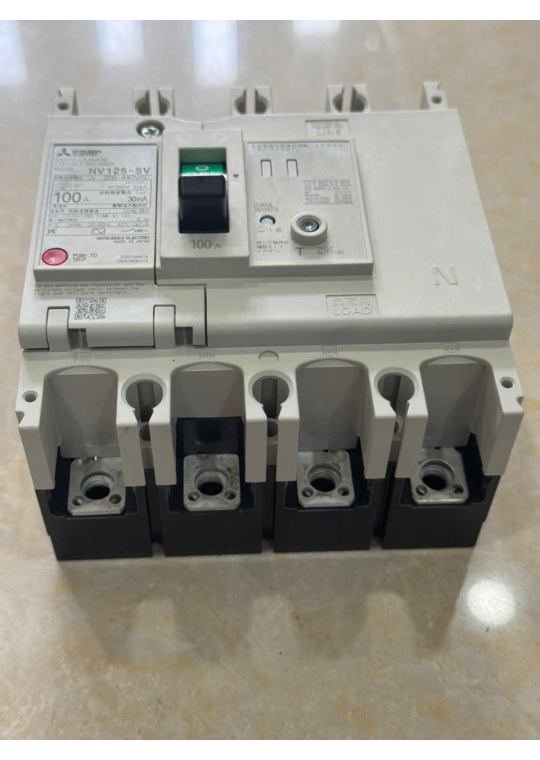 ELCB MITSUBISHI 4P 100A 30kA 30mA hoặc 1.2.500mA ( NV125-SV )