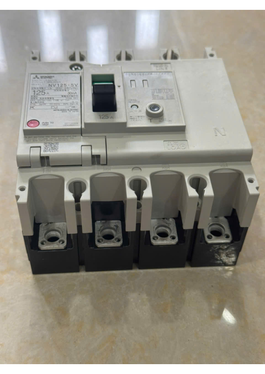 ELCB MITSUBISHI 4P 125A 30kA 30mA hoặc 1.2.500mA ( NV125-SV )