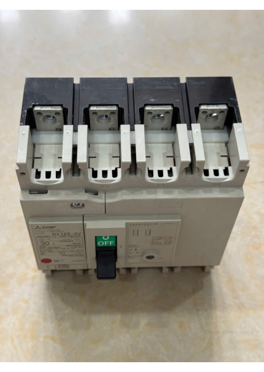 ELCB MITSUBISHI 4P 30A 30kA 30mA hoặc 1.2.500mA ( NV125-SV )