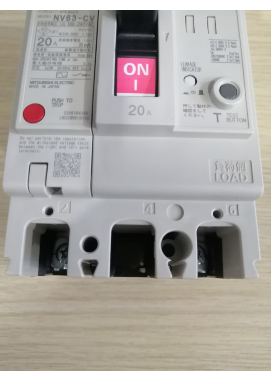 ELCB MITSUBISHI 2P 20A 7.5kA 30mA ( NV63-CV )