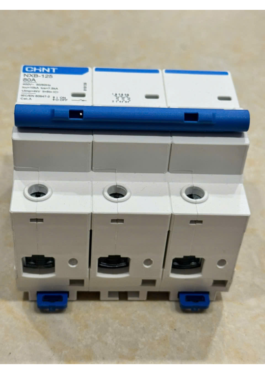 MCB CHINT NXB-125 3P 80A 10kA